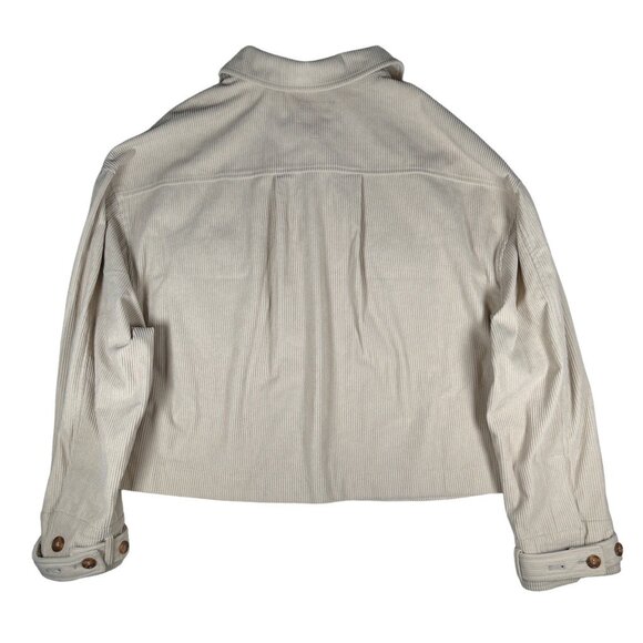 Anthro Avec Les Filles | Women's Cropped Utility Corduroy Shacket | Size XL - Picture 4 of 13